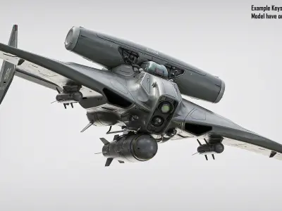 Drone Bomber 3D model