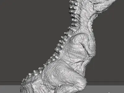 Baby Carno hatchling dinosaur 3D model