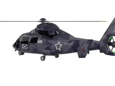 Dolphin Helicopter  Harbin Z-9 3D model
