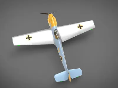 Aircraft BF 109E embodies 3D model