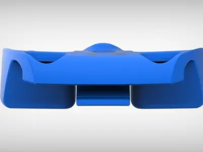 Clamp Sauce Plate Free 3D model