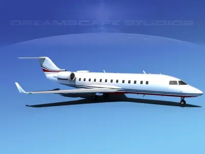 Bombardier Challenger 850 V05 3D model