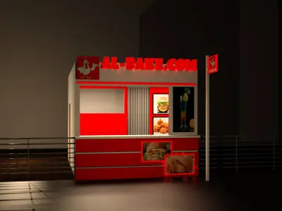 3d model of shop 3D model