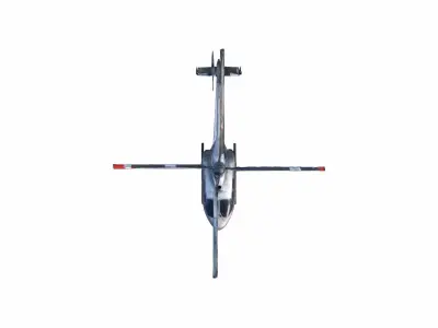 3d Model Helicopter Sunset Flight Collection  3D model