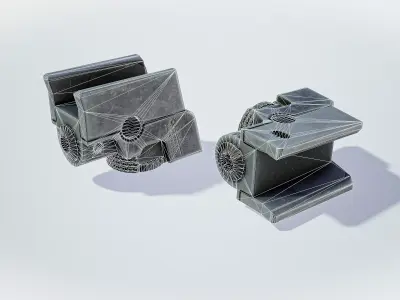 Laser for Walther P99 Low-poly 3D model