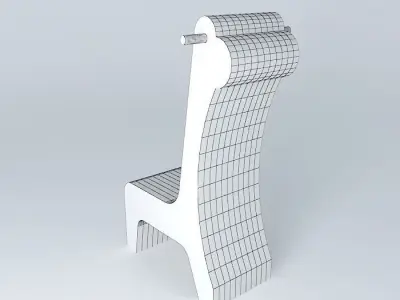 giraffe kid chair children39s chair giraffe Free 3D model