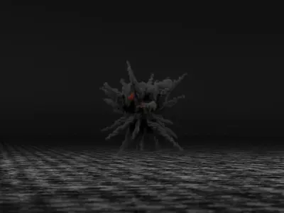 Flak Explosion Pack 3D model 3D model