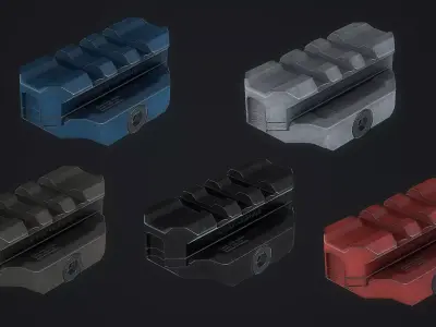 Strike Industries REX Riser Low-poly 3D model