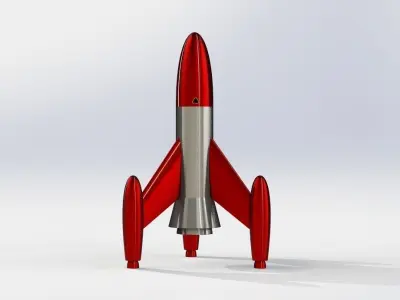 Simple Rocket 3D model