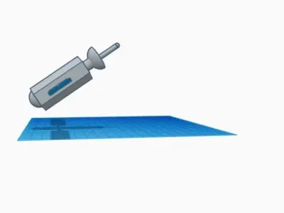 satallite syringe 3D model