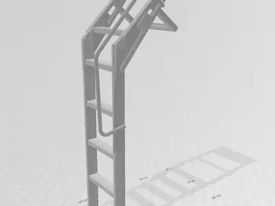 F-16C Fighting Falcon - Crew Boarding Ladder 3D print model