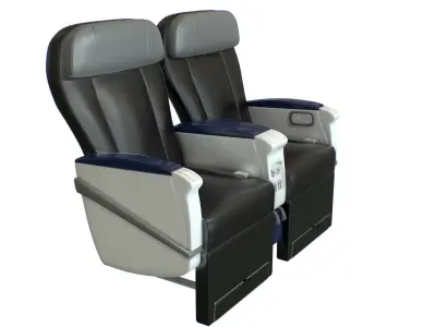 Airplane First Class Seat 3D model