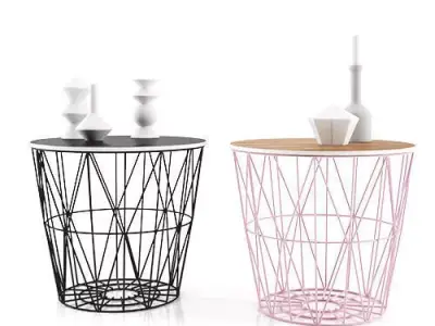Basket wire Free 3D model