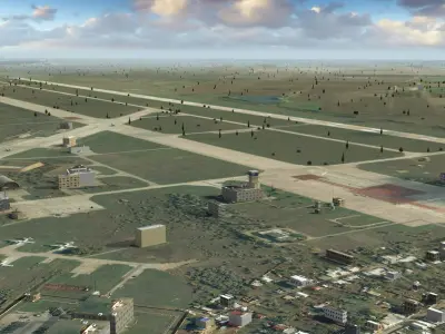 Saky Airbase Crimea 3D model