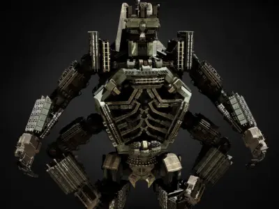 mech character 3D 3D model