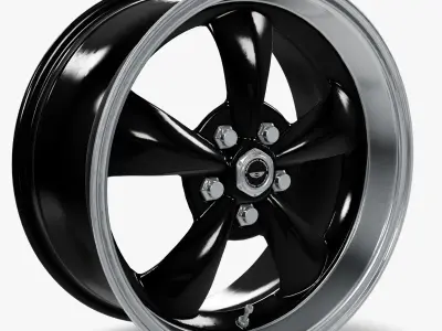 American Racing Torq Thrust M Wheel 17 inch 3D model