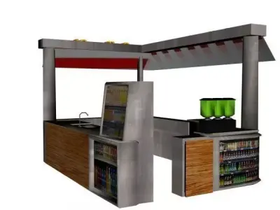 Coffee Shop Free 3D model