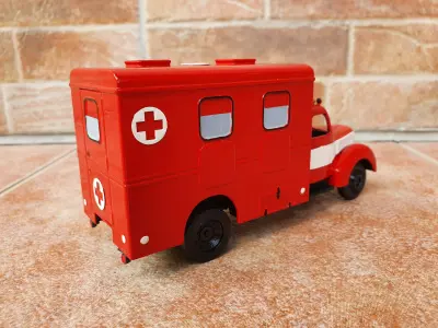 Praga RN ambulance - scale model kit 3D print model