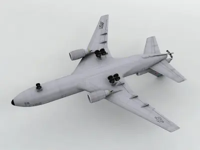  Douglas KC-10 Military Aircraft Low-poly 3D model