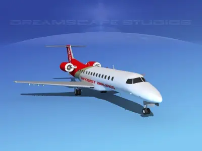 Embraer ERJ-135 Suncoast Air 3D model