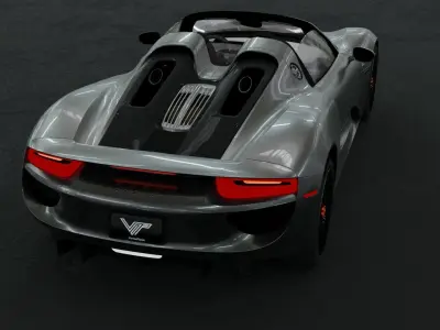 Porsche 918 Free 3D model