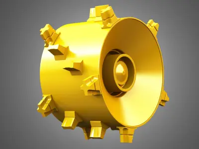 Landfill Compactor - Wheel 3D model