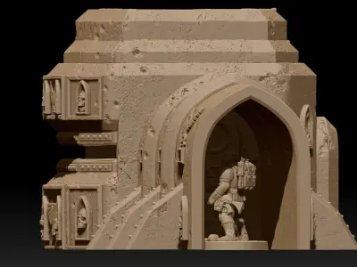 Bunker 1 3D print model