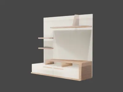 tv table Free low-poly 3D model
