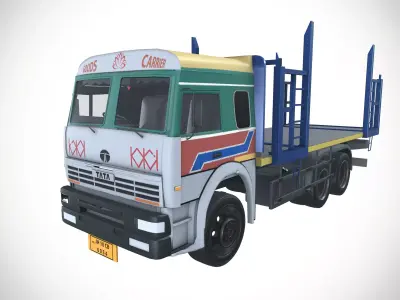 Tata LPT 2518 Truck 10 wheeler Goods Carrier 3D model
