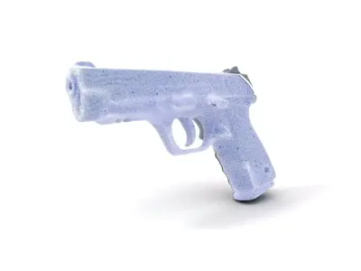 Tactical Pistol Black model pack Low-poly 3D model