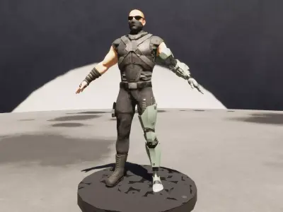 man army001 3D model