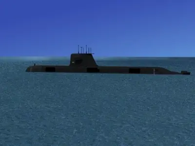 Collins Class HMAS Collins 73 3D model