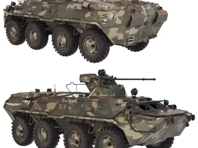 BTR 82-A 2017 3D model