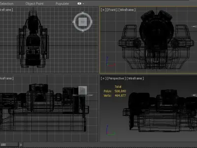 Spaceship part Free 3D model