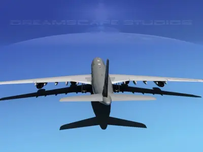 Airbus A340-600 Qatar 3D model