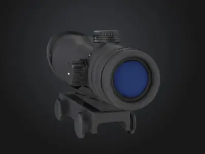Tactical Optic ACOG Scope for Military 3D model