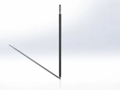 Fuso de Esfera OBR RSFD 4010 4 Ball Screw 3D model