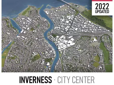 Inverness Low-poly 3D model