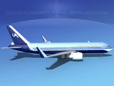 Boeing 767-300 Universal Charters 3D model