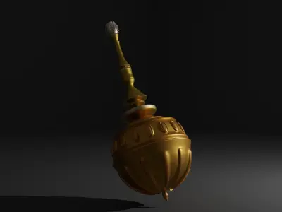 Indian God Hanuman Weapon Gada  3D model