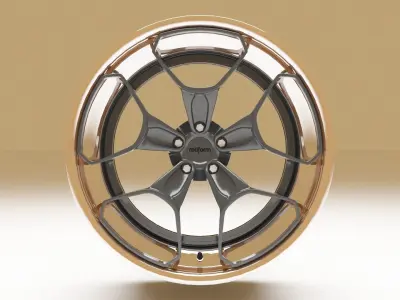 Rotiform HUR Wheels 3D model
