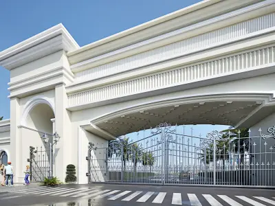 Entrence gate 3D model