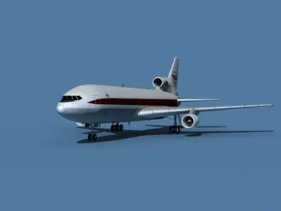 Lockheed L-1011-50 Trans World 1 3D model
