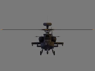 AH-64D 3D model