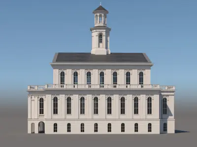 Modern City Building 005 3D model