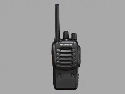 BF 88 Radio Low-poly 3D model