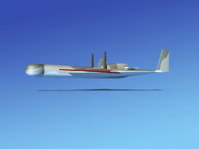 Harpy 1 UAV V05 3D model