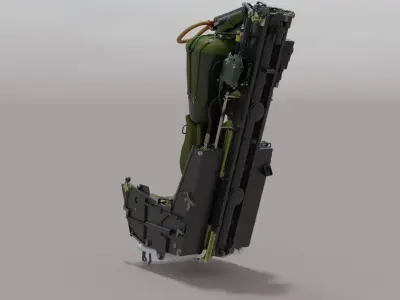 Martin Baker Mk7 Ejection Seat 3D model