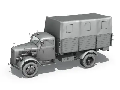 Opel Blitz - 3t Cargo truck  3D model