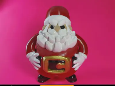 Grumpy Santa Free 3D print model